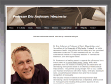 Tablet Screenshot of ericandersonphd.com